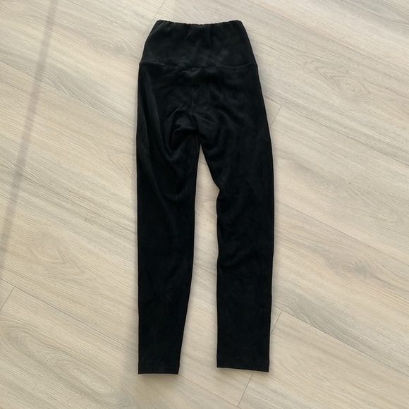 Aritzia Wilfred xxs suede black leggings - Picture 3 of 3